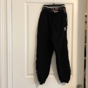 Adidas sweats with printed stripes